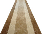 Custom Length Hallway Runner Rug, Slip Resistant, Trellis Beige, 26 Inch X 4 - Image 6