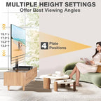 TVON Universal TV Stand Base, Swivel Table Top TV Stand - Image 3