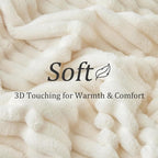 BEDELITE Ribbed Fleece Throw Blanket - Image 5