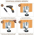 Heavy Duty Leveling Feet, 4 Pack Adjustable Furniture Levelers - Image 6