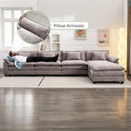 Oprisen 154" Modular Sectional Sofa, Comfy Cloud Couch Sectional Sofa - Image 5