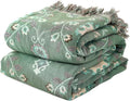 LUTBM Boho Throw Blanket for Bed 100% Cotton Ultra Soft Rustic Quilt Summer by LUTBMFindYourFreeSpiritatHome