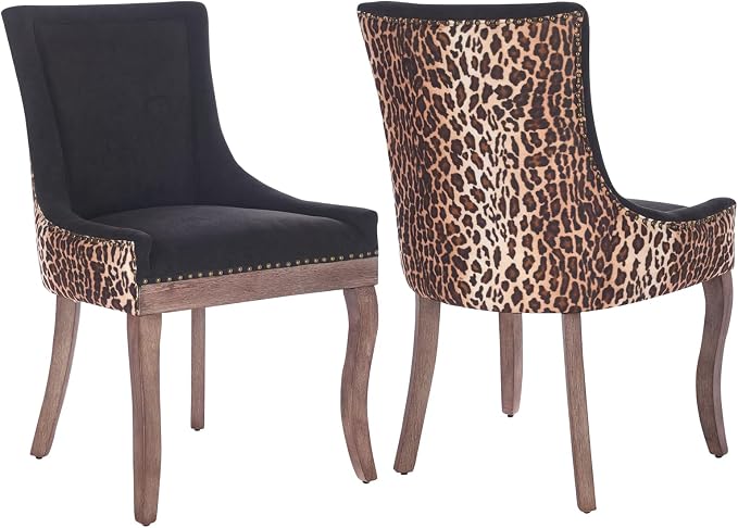 Modern Dining Chairs Set of 2, High Back Dining Chairs Side Chairs by MZDOO