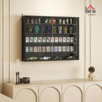 HOMCOM 5-Tier Display Cabinet, Glass Door Cabinet - Image 2
