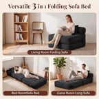 Folding Sofa Bed, Convertible Sleeper Chair - Image 3