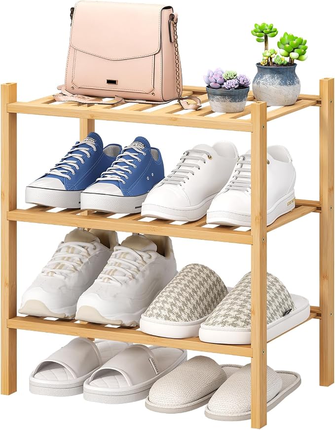 viewcare Small Shoe Rack, 3-Tier Shoe Rack by VIEWCARE