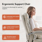 LEAGOO Office Chair with Foot Rest, Ergonomic Executive Office Chair with Arms - Image 7
