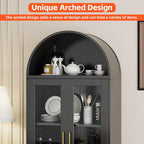 Metal Arched Display Cabinet - Image 6