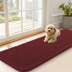 OLANLY Dog Door Mat for Muddy Paws 59x20, Super Absorbent Chenille Mud Mat | by OLANLY