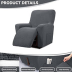 Cupuamon Recliner Chair Covers, Lazy Boy Recliner Covers Stretch Reclining - Image 4