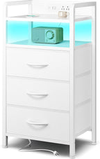 Lazzanto Night Stand Bedside Charger Bedroom by Lazzanto