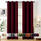 MIULEE Christmas Blackout Curtains by MIULEE
