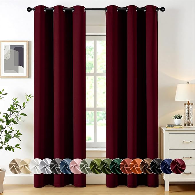 MIULEE Christmas Blackout Curtains by MIULEE
