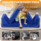 12 Pcs Modular Kids Play Couch – Premium Soft Foam, Removable Cover, - Image 3