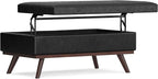 SIMPLIHOME Owen Lift Top Coffee Table Storage Ottoman - Image 9