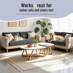 8Pcs Outdoor Cushion Covers, Stretch Patio Furniture Couch Chair Slipcovers | - Image 9