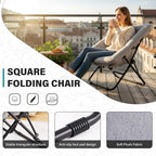 Tiita Comfy Saucer Chair, Soft Faux Fur Oversized Folding Accent Chair - Image 8