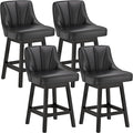 YaFiti Swivel Bar Stools Set of 4, 26 Inch Counter Height Bar Stools by YaFiti