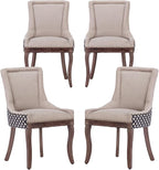 Modern Dining Chairs Set of 4, High Back Dining Chairs Side Chairs by MZDOO