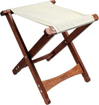 BYER OF MAINE Pangean Folding Stool – Canvas Camp & Wood Camp Stool by BYEROFMAINE
