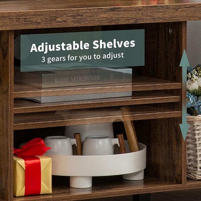 GAZHOME TV Stand for TV up to 65 Inches, TV Cabinet - Image 4