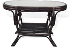Malibu Lounge Set of 4: 2 Natural Rattan Wicker Chairs, Three-Seater Sofa - Image 8