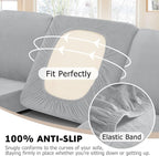 Arfntevss Velvet Corner Sectional Couch Covers Slipcovers L Shape Couch Cushion - Image 4