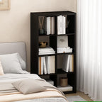 Furinno CUBICLE Book Shelf, 8-Cube Bookshelf, Extra Thick Frame Horizontally & - Image 2