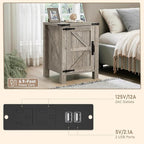 OKD Farmhouse Nightstand Set of 2 - Image 4