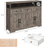 Befrases Farmhouse Buffet Cabinet - Image 3