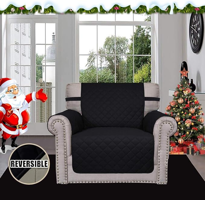 Easy-Going Reversible Couch Cover, Small Chair, Water Resistant Furniture Mat - Image 2