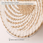 7 Pack Boho Wall Basket Decor - Image 5