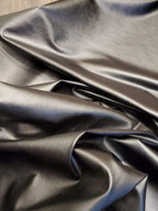 NAT Leathers | Black Garment Soft Faux Vegan Leather PU | by The Yard Synthetic - Image 4