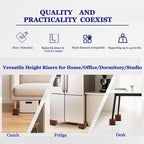 Bed Risers Heavy Duty, Adjustable Furniture Riser Blocks Lift 1.5, 4.3 inches - Image 4