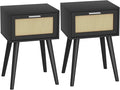 LAATOOREE Nightstand Set of 2, Small End Table by LAATOOREE