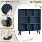 LEYAOYAO 8 Cube Bookshelf, 3 Tier Bookcase - Image 4