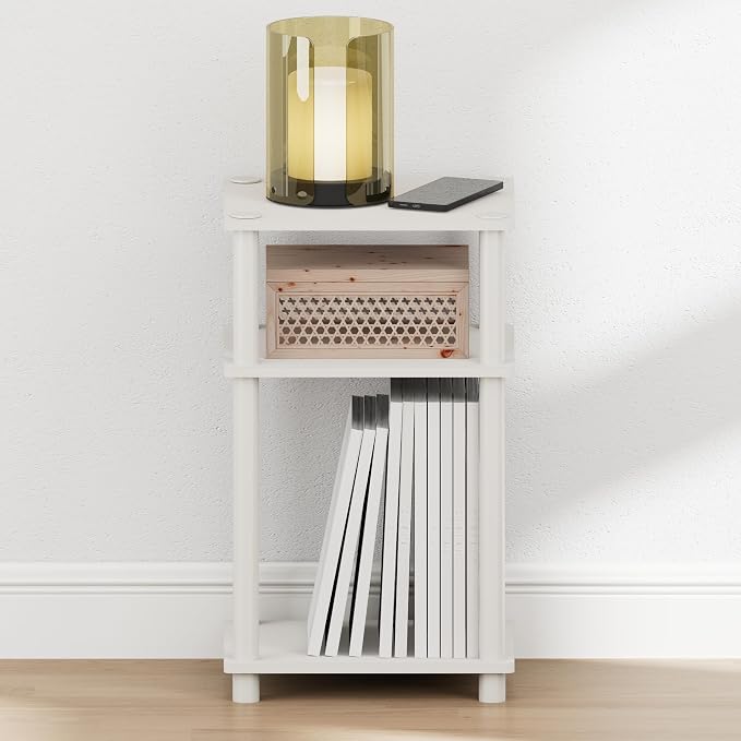 Furinno Just Turn-N-Tube Open Storage Nightstand, 1 Pack - Image 6