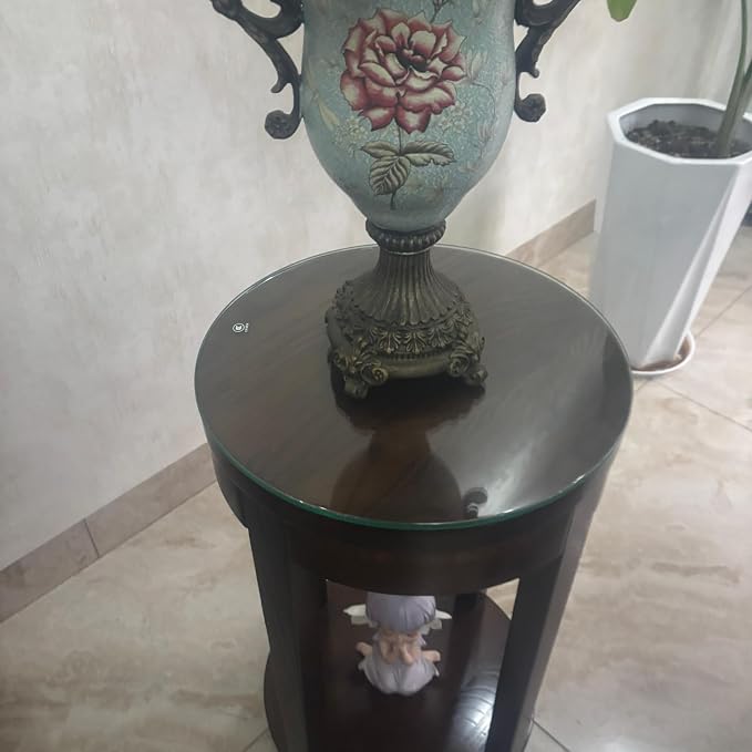 12" Round Tempered Glass Table Top - Image 7