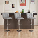 DUMOS Bar Stools Set, 24 inch Counter Height Bar Stools, Upholstered Modern - Image 6