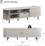 ONBRILL 69" TV Stand with Power Outlet - Image 2
