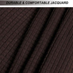 NeColorLife Stretch Ottoman Cover Square Soft Knitted Jacquard Washable Thick - Image 3