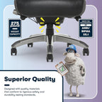 Serta Lautner Executive Home Office Desk Chair, Ergonomic High-Back - Image 10