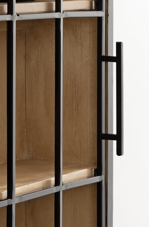 Kate and Laurel Megara Decorative Wooden Hanging Arched Wall Cabinet - Image 6