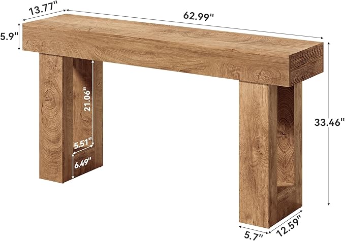 LITTLE TREE 63 Inches Long Console Table - Image 7