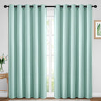 Yakamok Room Darkening Curtains 70x84 inch Length Aqua-Living Room | 2 panels by Yakamok