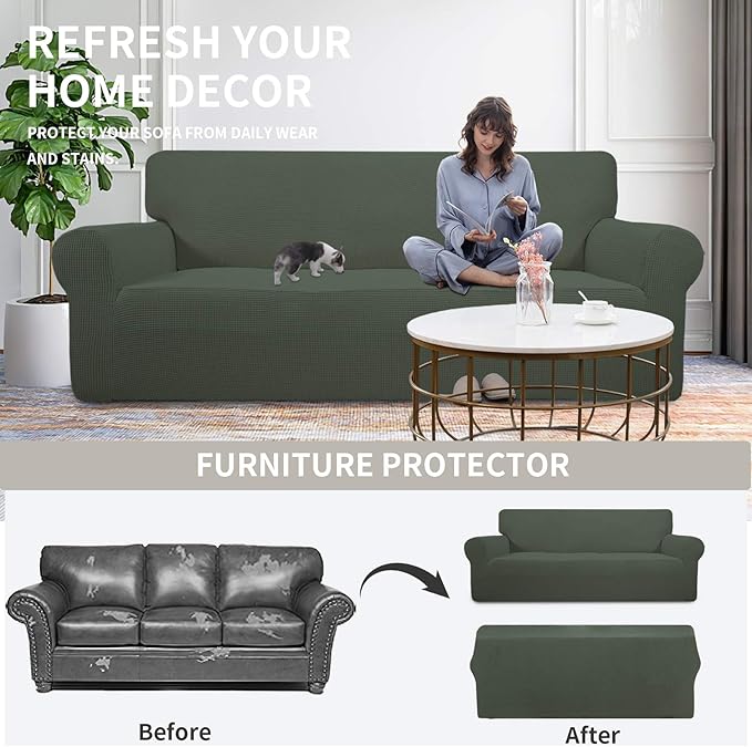 Easy-Going Stretch Couch Covers - Image 4