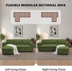 KCGKCG 93" L Shaped Sleeper Sofa Bed, Pull Out Couch Bed - Image 6