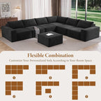 Vesgantti 143.7" Boneless Couch - Image 7