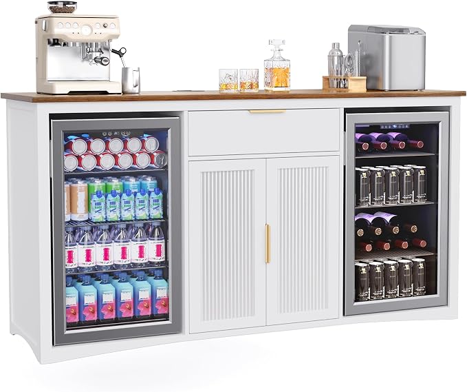 GDLF 70.1" Long Coffee Bar Cabinet - Image 9
