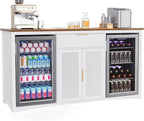 GDLF 70.1" Long Coffee Bar Cabinet - Image 9